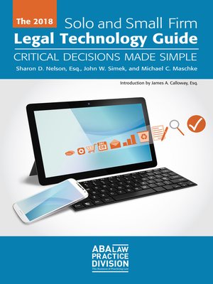 cover image of Solo and Small Firm Legal Technology Guide